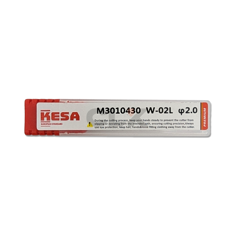 OEM Replacement for 02L 2.0mm End Mill Cutter for Futura Machines Laser Key Cutting Bit KESA