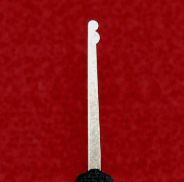 Half Snowman Government Steel with Rubber Handle - by Peterson Lock Pick Peterson Manufacturing