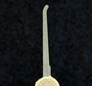 Hook 3 Lock Pick Spring Steel with Plastic Handle Lock Pick Peterson Manufacturing