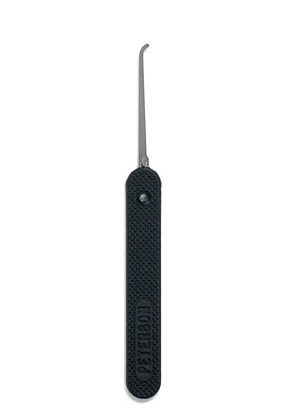 Hook 7 Lock Pick Government Steel with Plastic Handle Lock Pick Peterson Manufacturing