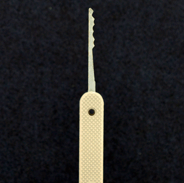 Long Ripple Lock Pick by Peterson Spring Steel Tool Lock Pick Peterson Manufacturing