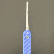 Mini Ripple 2 Lock Pick 0.015 Slender Stainless Steel for Locksmiths Lock Pick Peterson Manufacturing