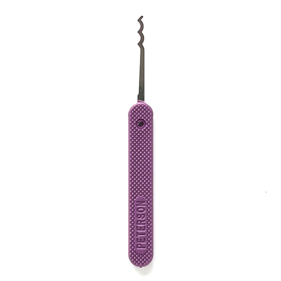 Peterson Lock Pick | Bogie 2 Pick Euro Slender 0.018 | Government Steel Lock Pick Peterson Manufacturing