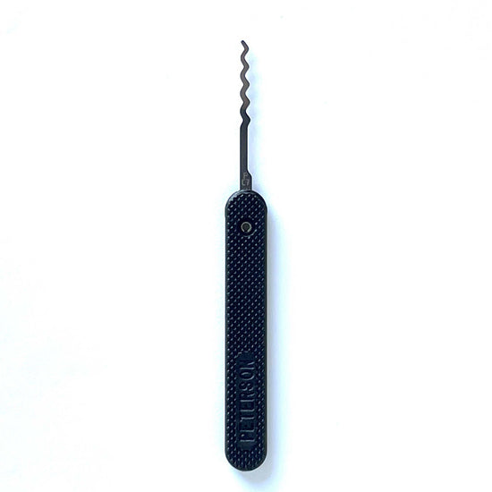 Peterson Lock Pick | C7 Sine Quint | Government Steel with Plastic Handle Lock Pick Peterson Manufacturing