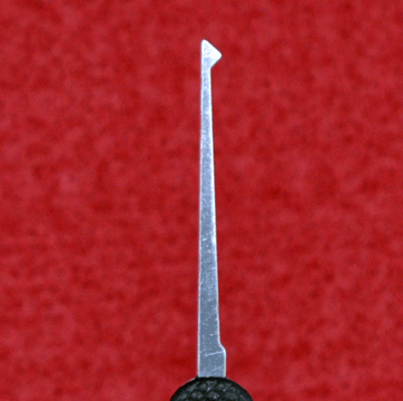 Peterson Lock Pick | Diamond | Government Steel with Rubber Handle Lock Pick Peterson Manufacturing