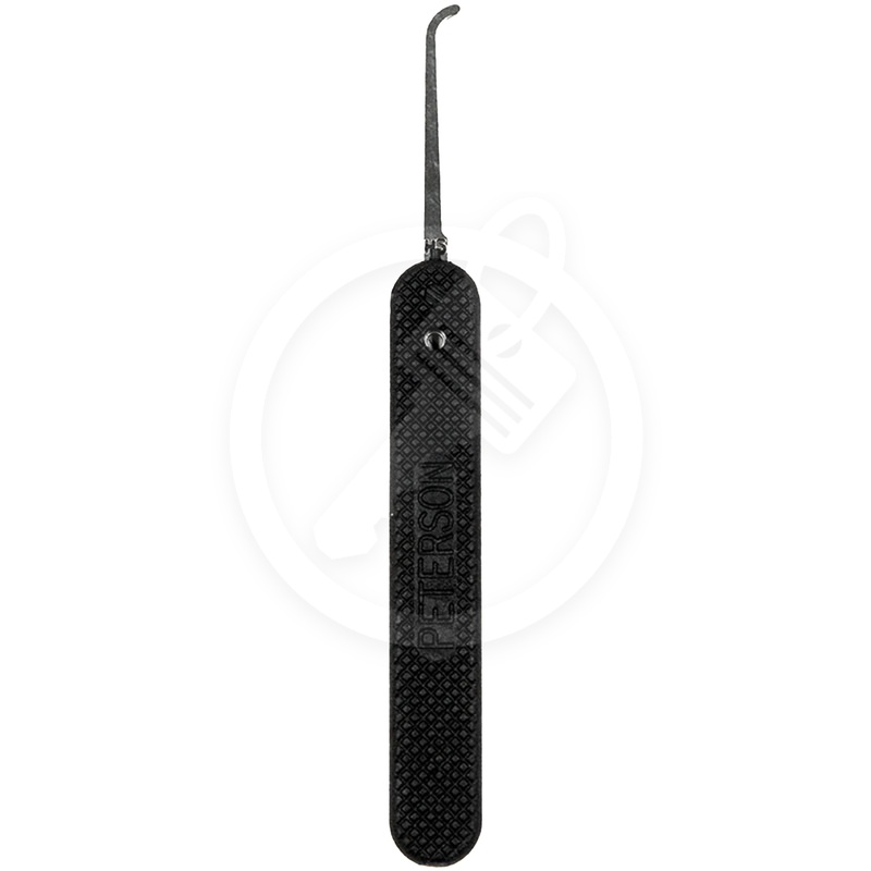 Peterson Lock Pick | Hook 5 | Government Steel with Plastic Handle Lock Pick Peterson Manufacturing