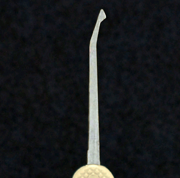 Peterson Lock Pick | Hooked Diamond | Spring Steel with Plastic Handle Lock Pick Peterson Manufacturing