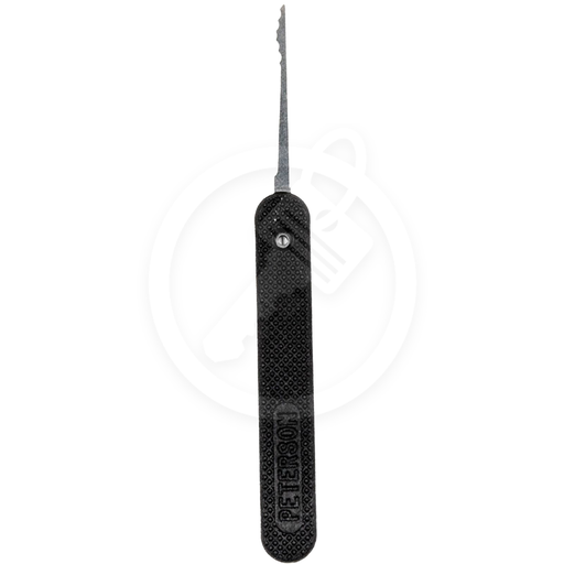 Peterson Lock Pick | Mini Ripple 1 | Government Steel with Plastic Handle Lock Pick Peterson Manufacturing