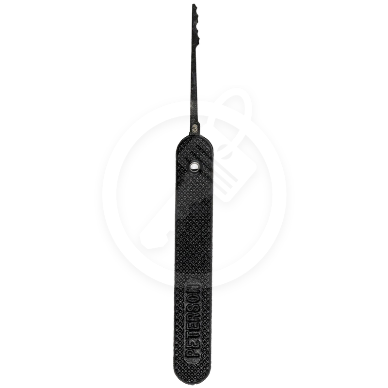 Peterson Lock Pick | Mini Ripple 3 | Government Steel with Plastic Handle Lock Pick Peterson Manufacturing