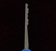 Professional Long Ripple Lock Pick 0.015 Stainless Steel Slender Profile Lock Pick Peterson Manufacturing