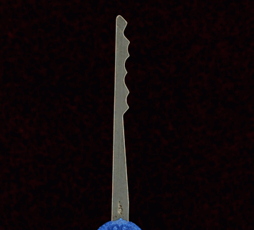 Professional Long Ripple Lock Pick 0.015 Stainless Steel Slender Profile Lock Pick Peterson Manufacturing