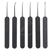 Rytan Mini-Red Miniature Lock Pick Set | 27-Piece (Large Zipper Case) Lock Pick Rytan