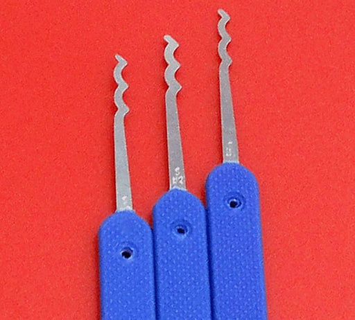 3 BOGIES 0.015 GSP -by Peterson Lock Pick Set Peterson Manufacturing