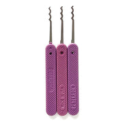 3 Piece GSP Bogie Lock Pick Set 0.018 Thickness Lock Pick Set Peterson Manufacturing