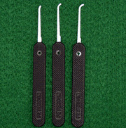 3 Piece GSP Hook Lock Pick Set 0.025 Government Steel Lock Pick Set Peterson Manufacturing