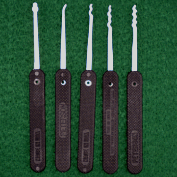 5 Piece Auto Lock Pick Set Lock Pick Set Peterson Manufacturing