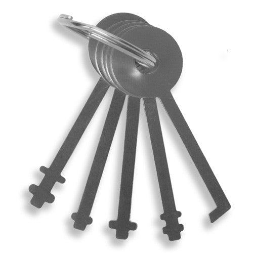 Axiom Entry Warded Padlock Pick Set (5 Pc) Lock Pick Set Brockhage Corporation
