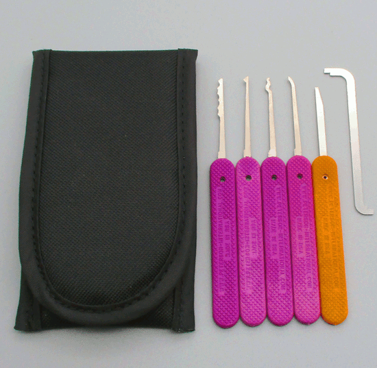 Breachers Professional 0.018 Euro Lock Pick Set NC Lock Pick Set Peterson Manufacturing