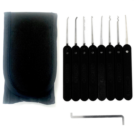 City Plus Government Steel Lock Pick Set with Plastic Handles Lock Pick Set Peterson Manufacturing