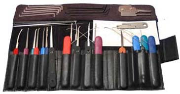Government Elite 4 Lock Pick Set Series G4B Lock Pick Set Peterson Manufacturing