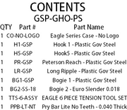 GSP Ghost Lock Picking Tool Set Lock Pick Set Peterson Manufacturing