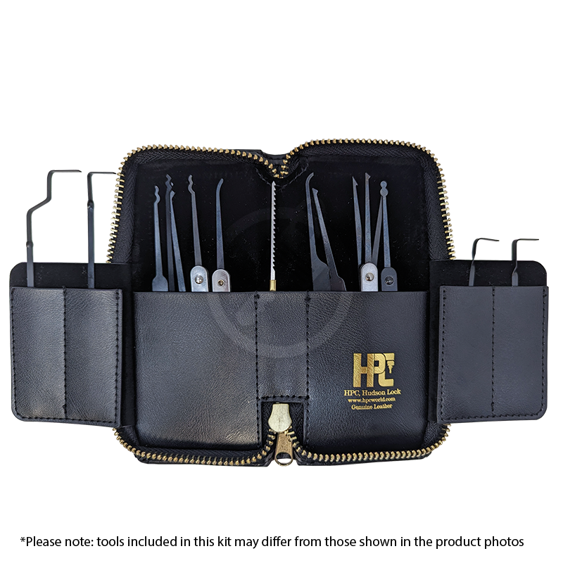 HPC Deluxe Pick Set, 16 Tools Lock Pick Set Hudson-ESP-HPC