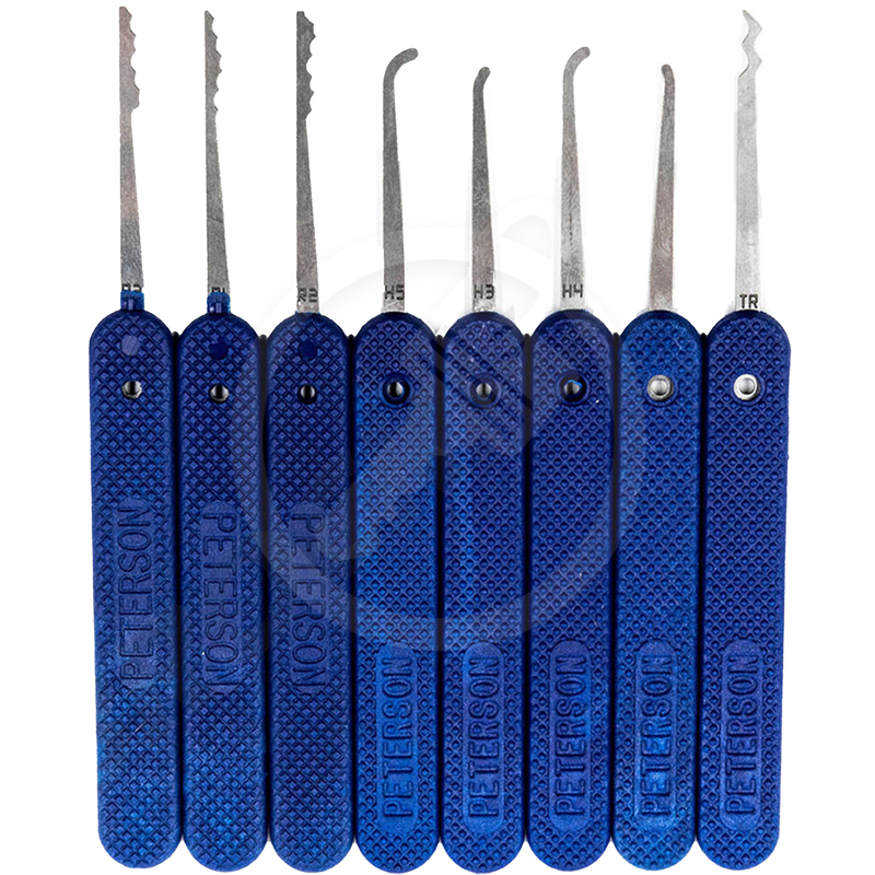 Just Picks 0.015 Government Steel Slender Lock Pick Set Group 2 Lock Pick Set Peterson Manufacturing