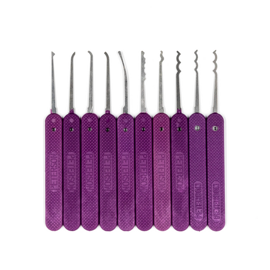 Just Picks 0.018 Euro Slender Lock Pick Set Lock Pick Set Peterson Manufacturing