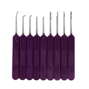 Just Picks 0.018 Government Steel Lock Picks Slender Group B Lock Pick Set Peterson Manufacturing
