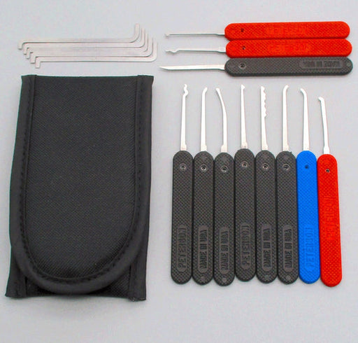 Ken’s Professional Lock Pick Set with Government Steel and Plastic Handles Lock Pick Set Peterson Manufacturing