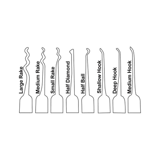 LAB Deluxe Pick Set (17 PC.) Lock Pick Set LAB