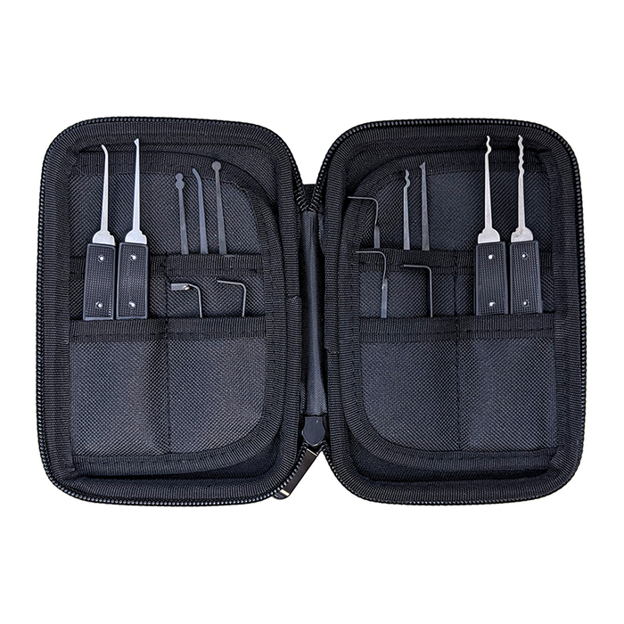 Lockpick Lodge Basic Lockpicking Kit | Standard Picks and Tools | 15PC Lock Pick Set LockVoy