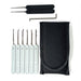 Peterson City Lock Pick Set Electroless Nickel with Plastic Handles Lock Pick Set Peterson Manufacturing