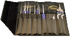 Professional 9 Piece Lock Pick Set with Spinner and Plastic Grip Handles Lock Pick Set Peterson Manufacturing