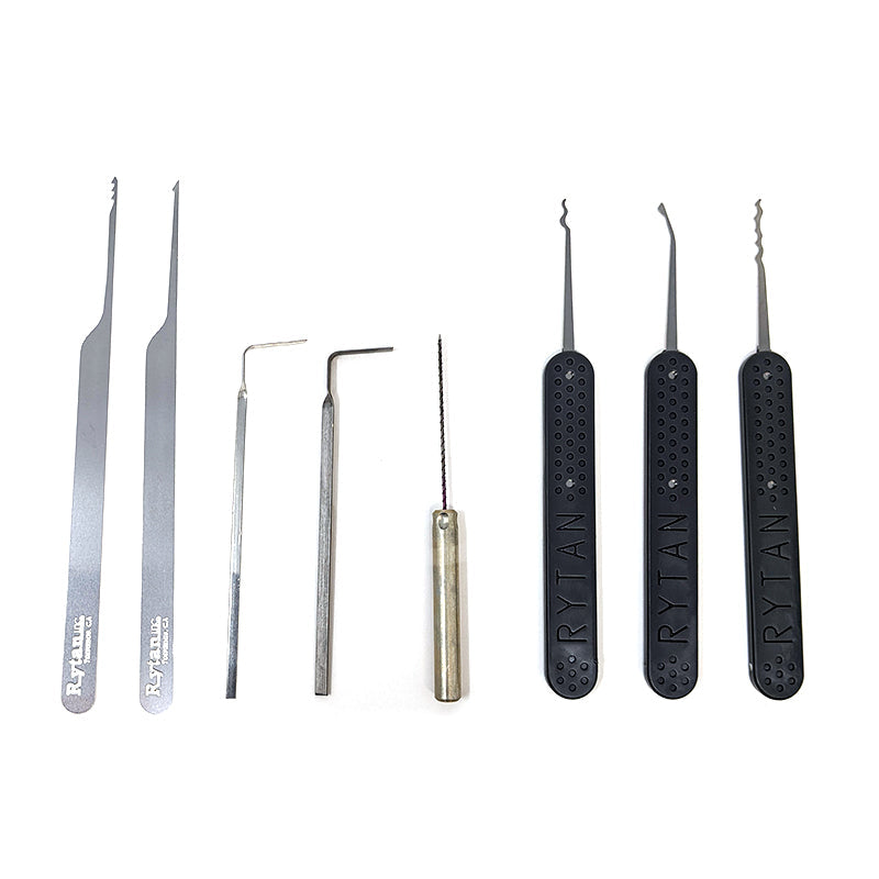 Rytan 8PC Slim-Line Starter Set Lock Pick Set Rytan