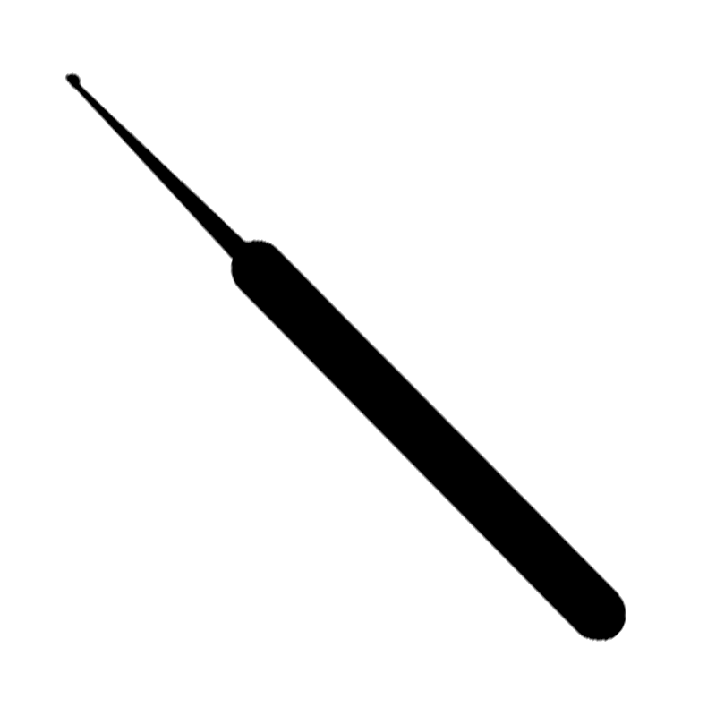 Small Half-Ball Pick w/Handle .022 Lock Pick Hudson-ESP-HPC