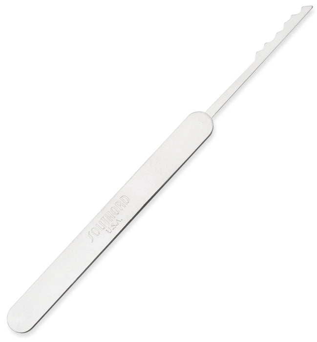 SouthOrd Long Rake Slimline Lock Pick w/ Metal Handle Lock Pick Exit 10, Inc (Southord)