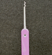 Triple Rake Lock Pick 0.018 Euro Slender Government Steel Lock Pick Peterson Manufacturing