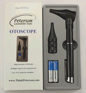 Peterson Mini Otoscope Lock Scope Peterson Manufacturing