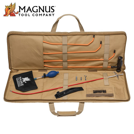First Responder—Tactical Automotive 12-Pc Unlock Kit -Tan Lockout Tool Kit Magnus
