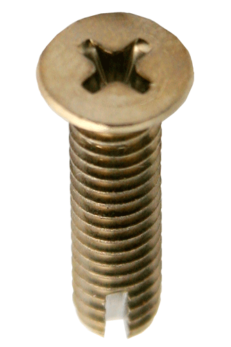 Major LS-28 Special Machine Screw - Thread Cutting Point, Zinc, (25 Pack) Locksets Major Manufacturing