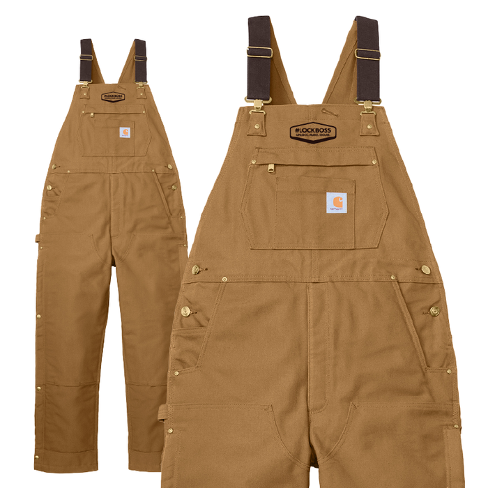 #Lockboss Carhartt® Firm Duck Insulated Bib Overalls | Free with a $1,200 Black Friday Purchase! Locksmith Apparel CLK Supplies