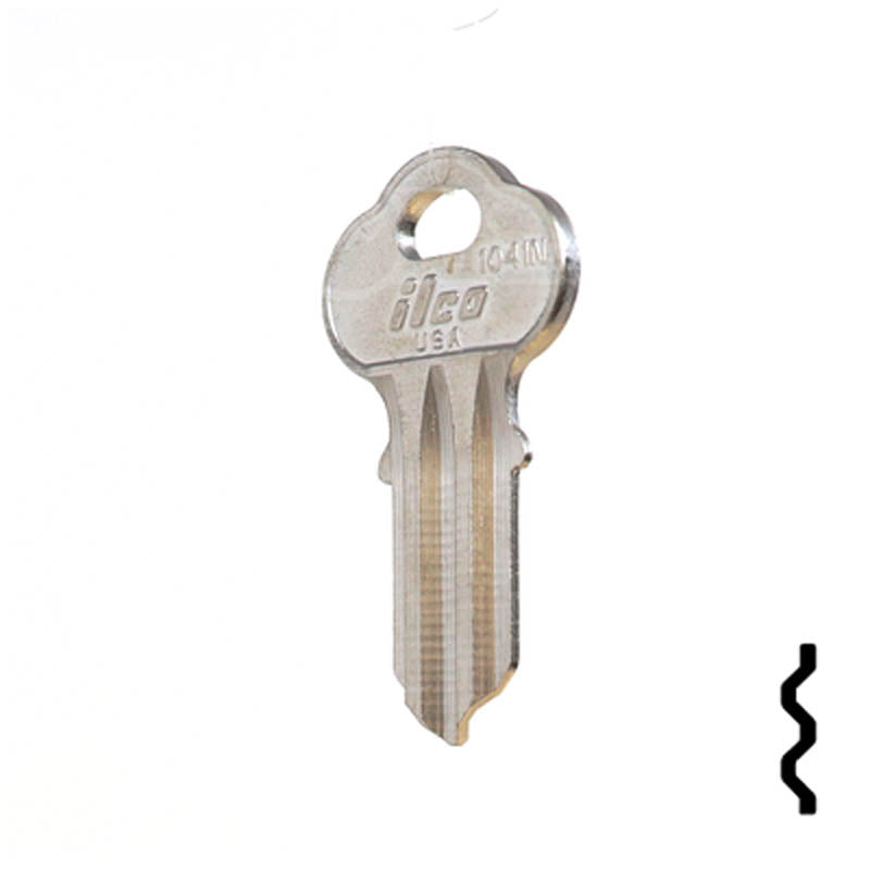 1041N Chicago Key Office Furniture-Mailbox Key Ilco