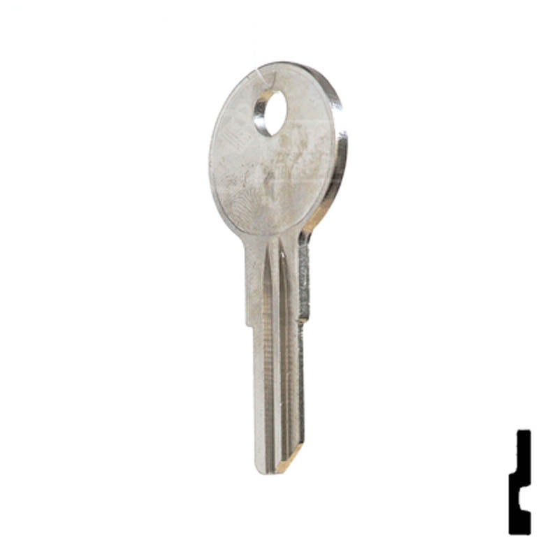 1043D, IL260 Illinois Key Office Furniture-Mailbox Key Ilco