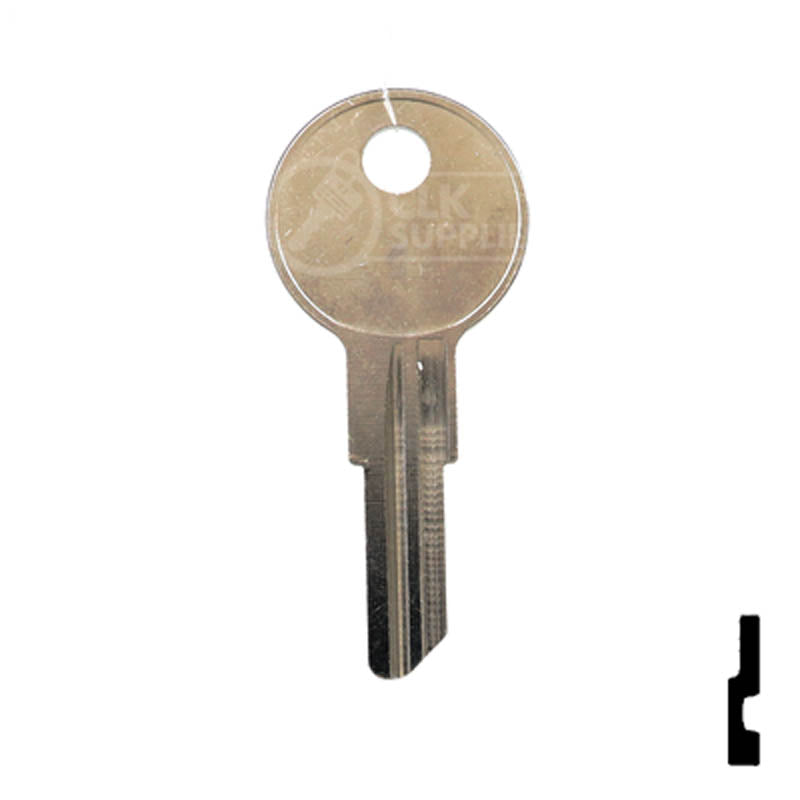 1043D, IL260 Illinois Key Office Furniture-Mailbox Key Ilco
