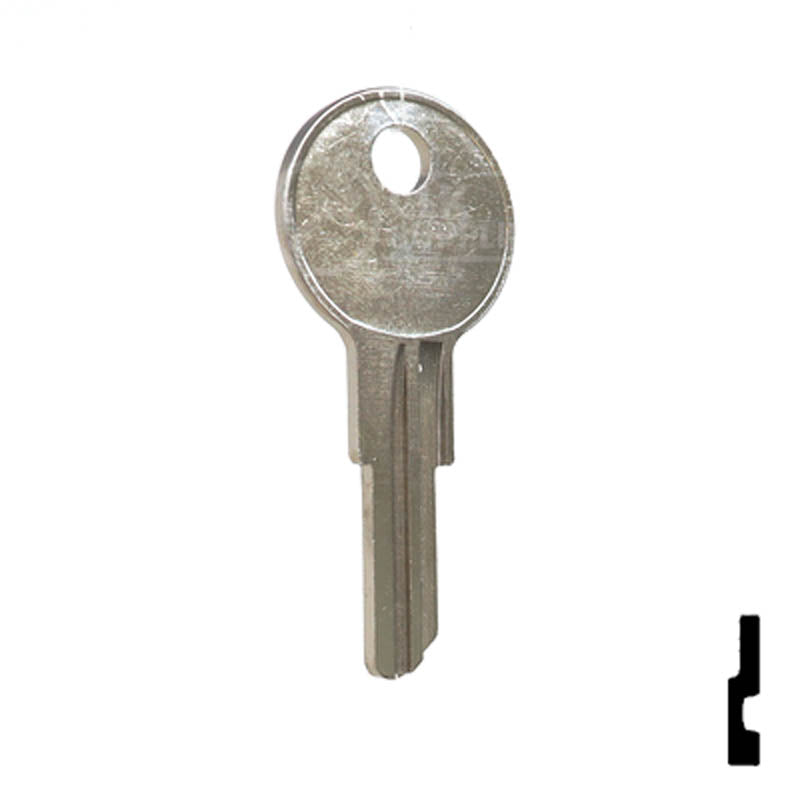 1043D, IL260 Illinois Key Office Furniture-Mailbox Key Ilco
