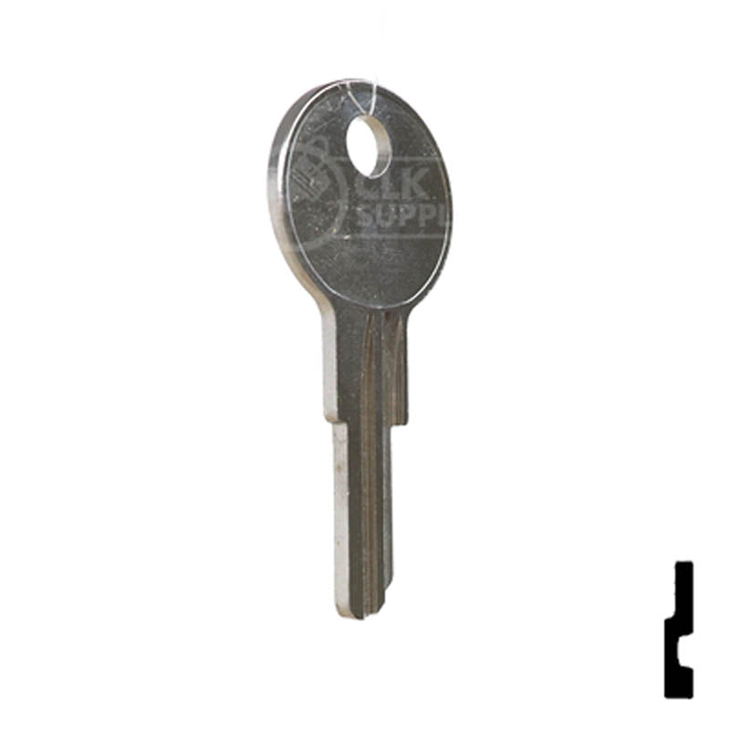 1043D, IL260 Illinois Key Office Furniture-Mailbox Key Ilco