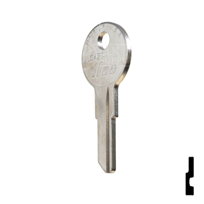 1043D, IL260 Illinois Key Office Furniture-Mailbox Key Ilco