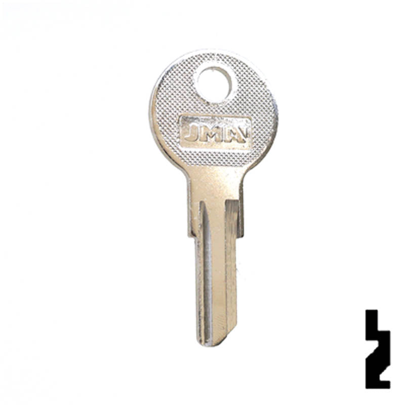 1043E Illinois Key Office Furniture-Mailbox Key Ilco