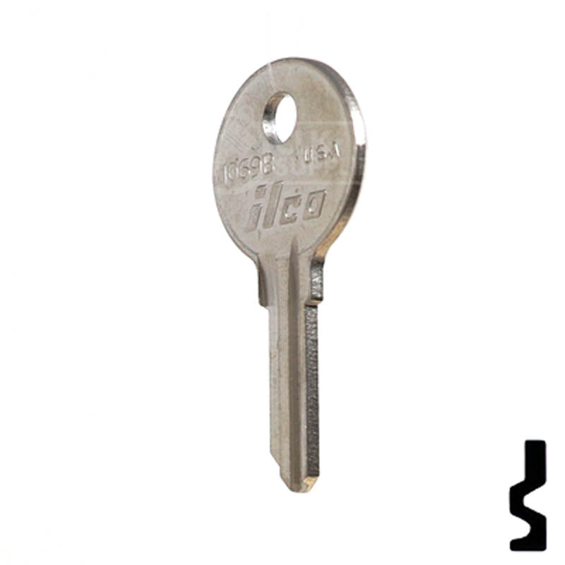 1069B National Cabinet Lock Key Office Furniture-Mailbox Key Ilco